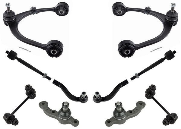 Control Arms Ball Joints Inn & Out Tie Rods Sway Bar Links for Lexus LS400 98-00
