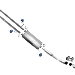 Exhaust Pipe Muffler for Toyota Tundra 2007 2008 2009 5.7L 164.6 Wheelbase