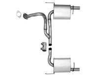 Dual Outlet Steel Tip Rear Muffler Dual For Hyundai Tiburon 2003-2008 2.0L 2.7L