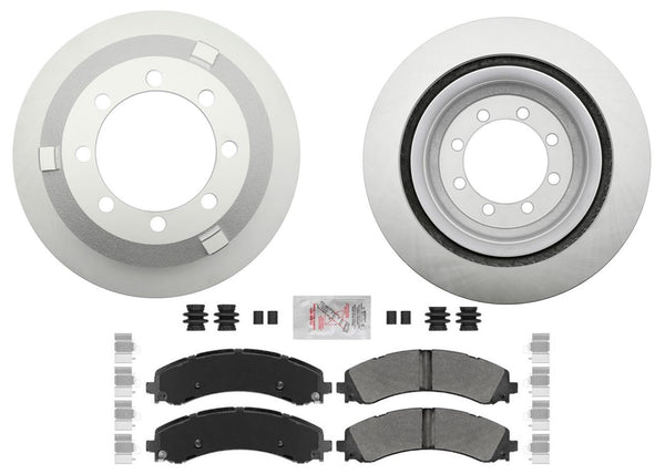 Rear Disc Brake Rotors Brake Pads for Ram 3500 19-22 Dual Rear Wheel Dully