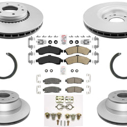Improved Performance Disc Brake Rotors Pads Shoes for GM Trailblazer EXT 02-05