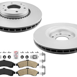 Improved Performance Disc Brake Rotors Brake Pads for GM Trailblazer EXT 02-05