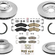 Improved Performance Disc Brake Rotors Pads Shoes for GM Trailblazer 02-05 113"