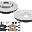 Improved Performance Disc Brake Rotors Pads Shoes for GM Trailblazer 5.3L 06-09