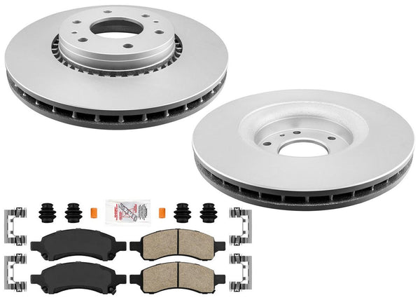 Improved Performance Disc Brake Rotors Pads Shoes for GM Trailblazer 06-09 4.2L