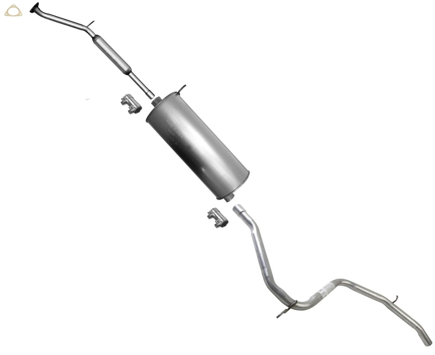 Nuevo sistema de escape compatible con silenciador y tubo de escape de resonador medio Odyssey 05-06