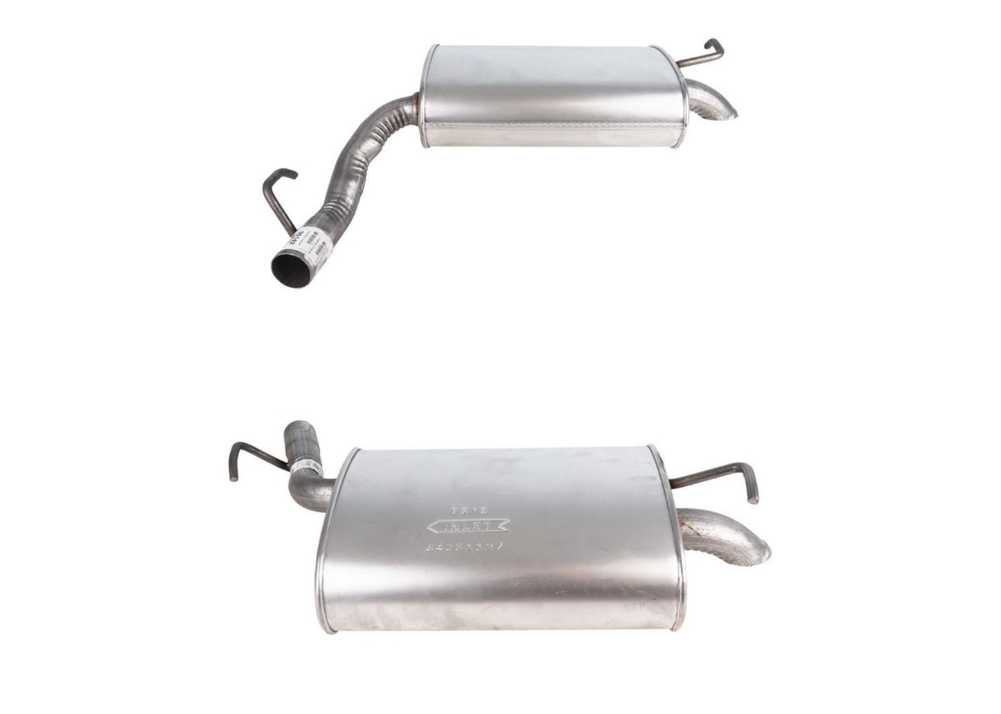 Left Right Dual Rear Mufflers For Ford Police Interceptor Utility 2013-2019 3.7L