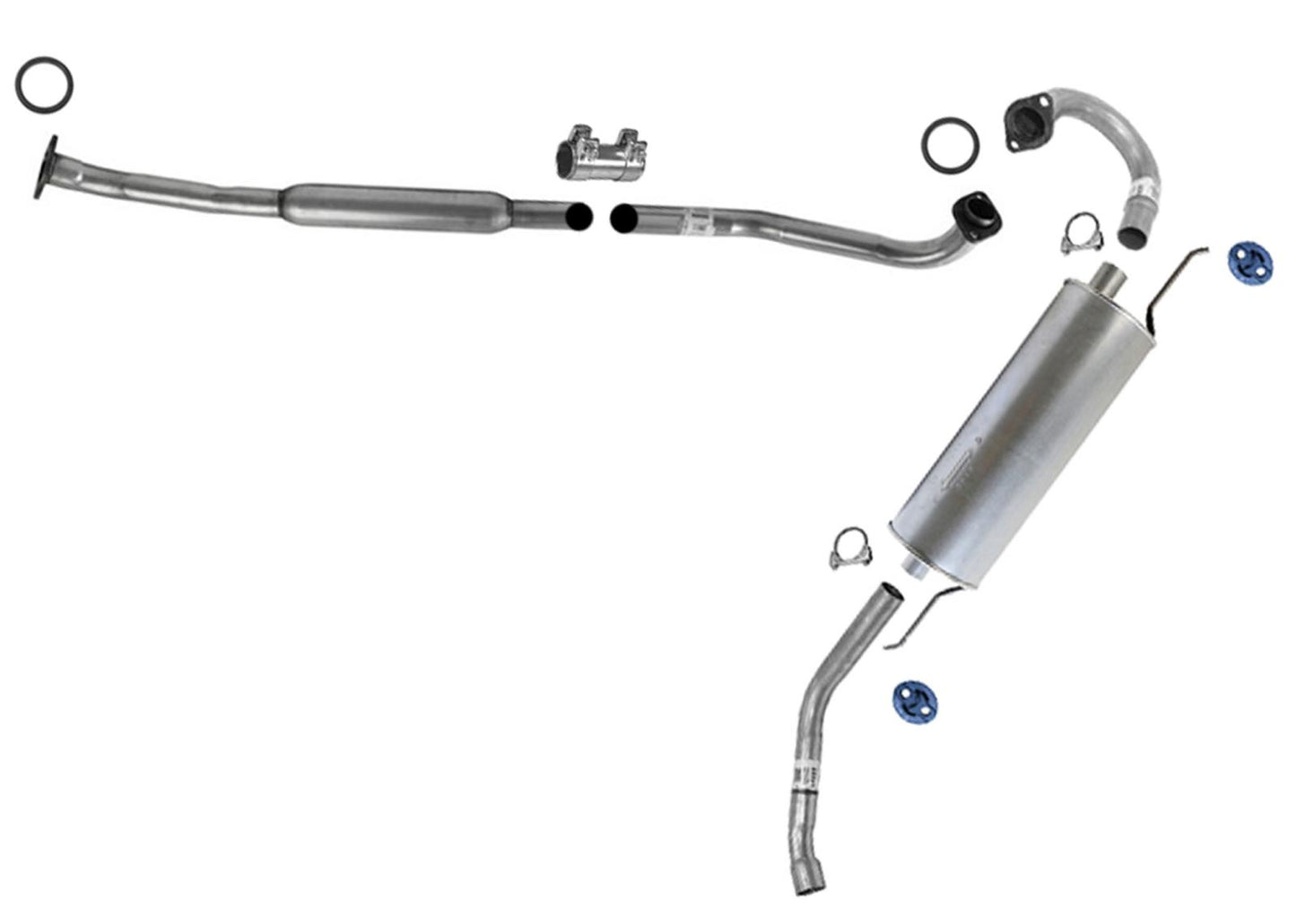 Extension Pipe Muffler Exhaust System for Toyota Rav4 Rav 4 1996 1997 4 Door