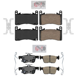 AME Improved Disc Brake Pads for Acura TLX TYPE S 2021 2022 2023 2024 3.0L V6