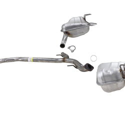 Weld On Rear Y Pipe with Dual Mufflers for Honda Civic Coupe 2016-2020 1.5L