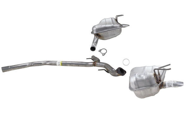 Weld On Rear Y Pipe with Dual Mufflers for Honda Civic Coupe 2016-2020 1.5L