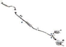 Resonator Pipe Rear Muffler Exhaust System for Honda Civic Coupe 2016-2020 1.5L