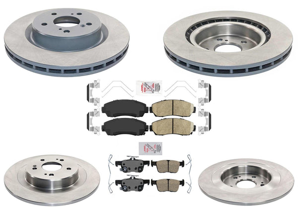 Disc Brake Rotors Disc Brake Pads for Acura TLX SH-AWD 2021-2024 2.0L