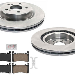 FRONT Disc Brake Rotors Disc Brake Pads for Acura TLX TYPE S 2021-2024 3.0L