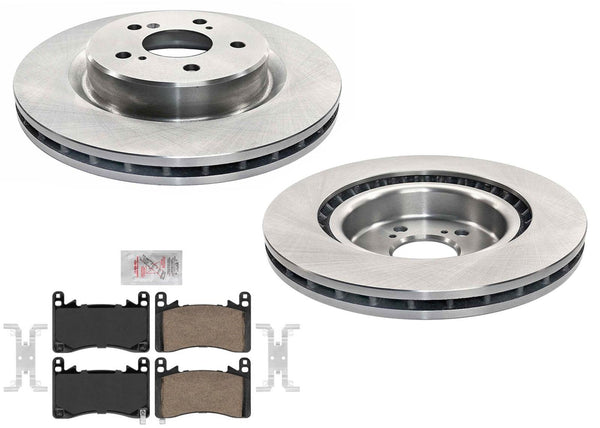 FRONT Disc Brake Rotors Disc Brake Pads for Acura TLX TYPE S 2021-2024 3.0L