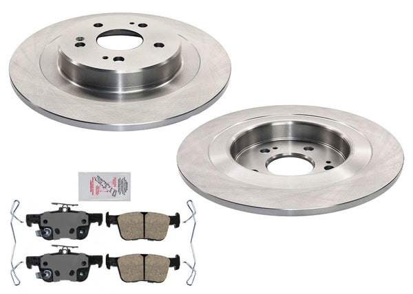REAR Disc Brake Rotors Disc Brake Pads for Acura TLX SH-AWD & TYPE S 2021-2024