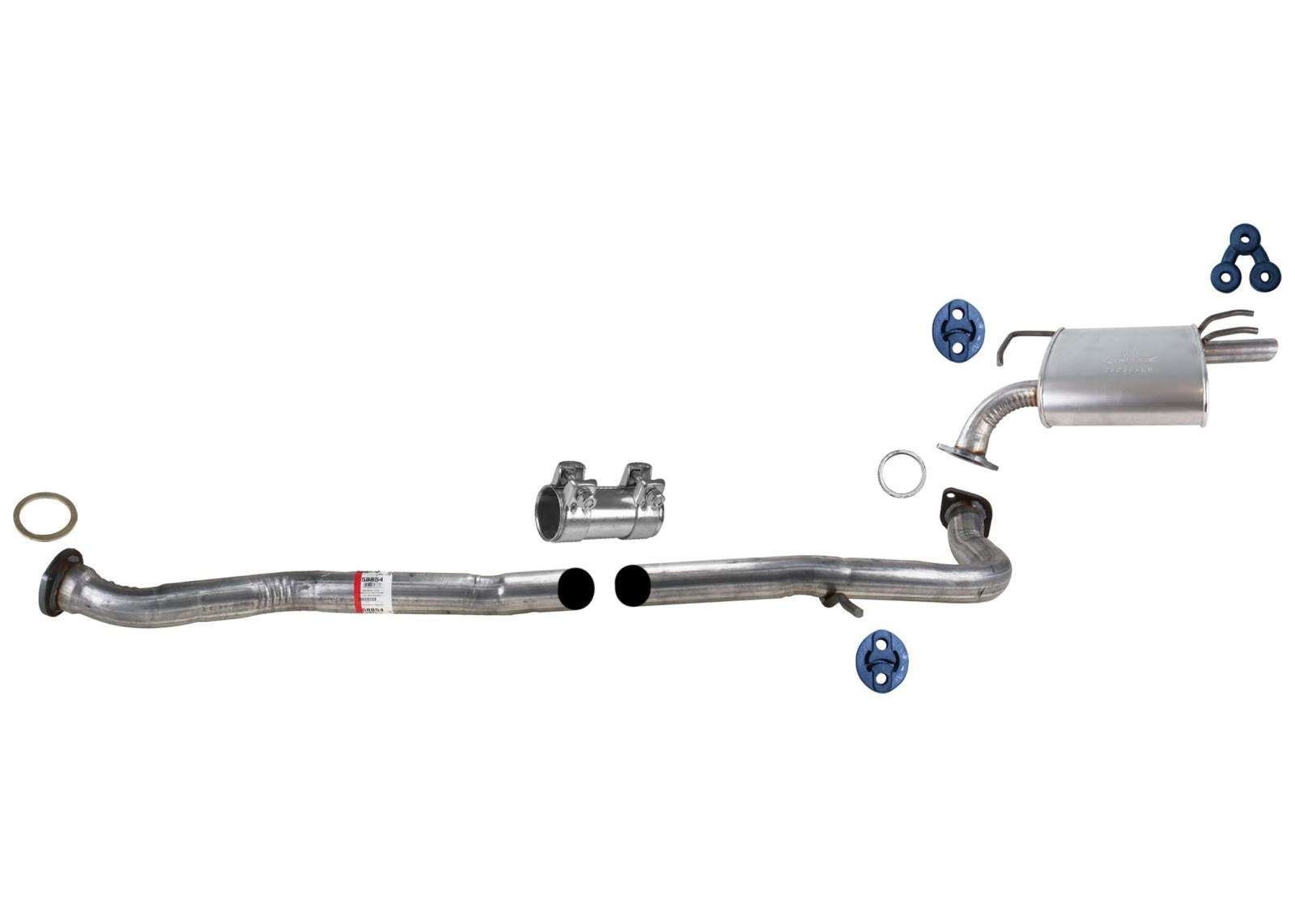 Extension Pipe Muffler Exhaust System for Toyota Camry 18-21 2.5L Built in USA