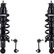 Rear Struts W/ Coil Spring & Rear Sway Bar Links For Honda CR-V 2007 2008 2011