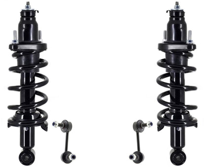 Rear Struts W/ Coil Spring & Rear Sway Bar Links For Honda CR-V 2007 2008 2011