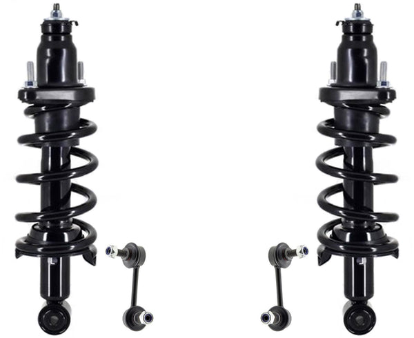 Rear Struts W/ Coil Spring & Rear Sway Bar Links For Honda CR-V 2007 2008 2011