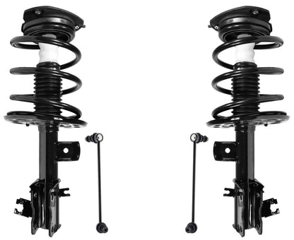 Front Struts W/ Coil Spring & Sway Bar Links For Nissan Altima 2007 2008 2012