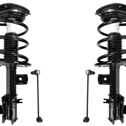 Front Struts W/ Coil Spring & Sway Bar Links For Nissan Altima 2007 2008 2012