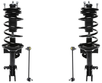 Front Complete Struts W Coil Spring & Links For Honda Pilot 2009 2010 2014 2015