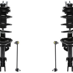 Front Complete Struts W Coil Spring & Links For Honda Pilot 2009 2010 2014 2015