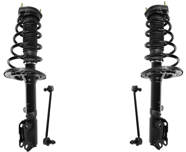 Rear Complete Struts W Coil Spring & Links For Toyota Camry 2007 2008 2009 2011