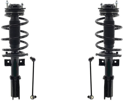 Front Struts W/ Coil Spring & Sway Bar Links For Chevrolet Traverse 2013 2017