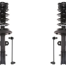 Front Struts W/ Coil Spring & Sway Bar Links For Dodge Grand Caravan 2011 2020