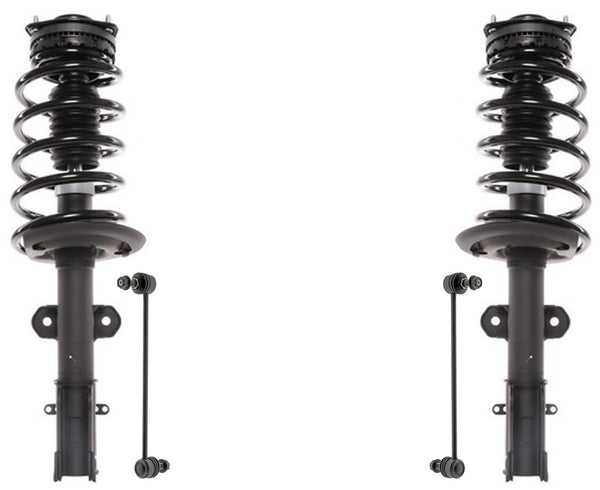 Front Struts W/ Coil Spring & Sway Bar Links For Dodge Grand Caravan 2011 2020