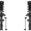 Front Struts W/ Coil Spring & Sway Bar Links For Chrysler Town & Country 2011-16