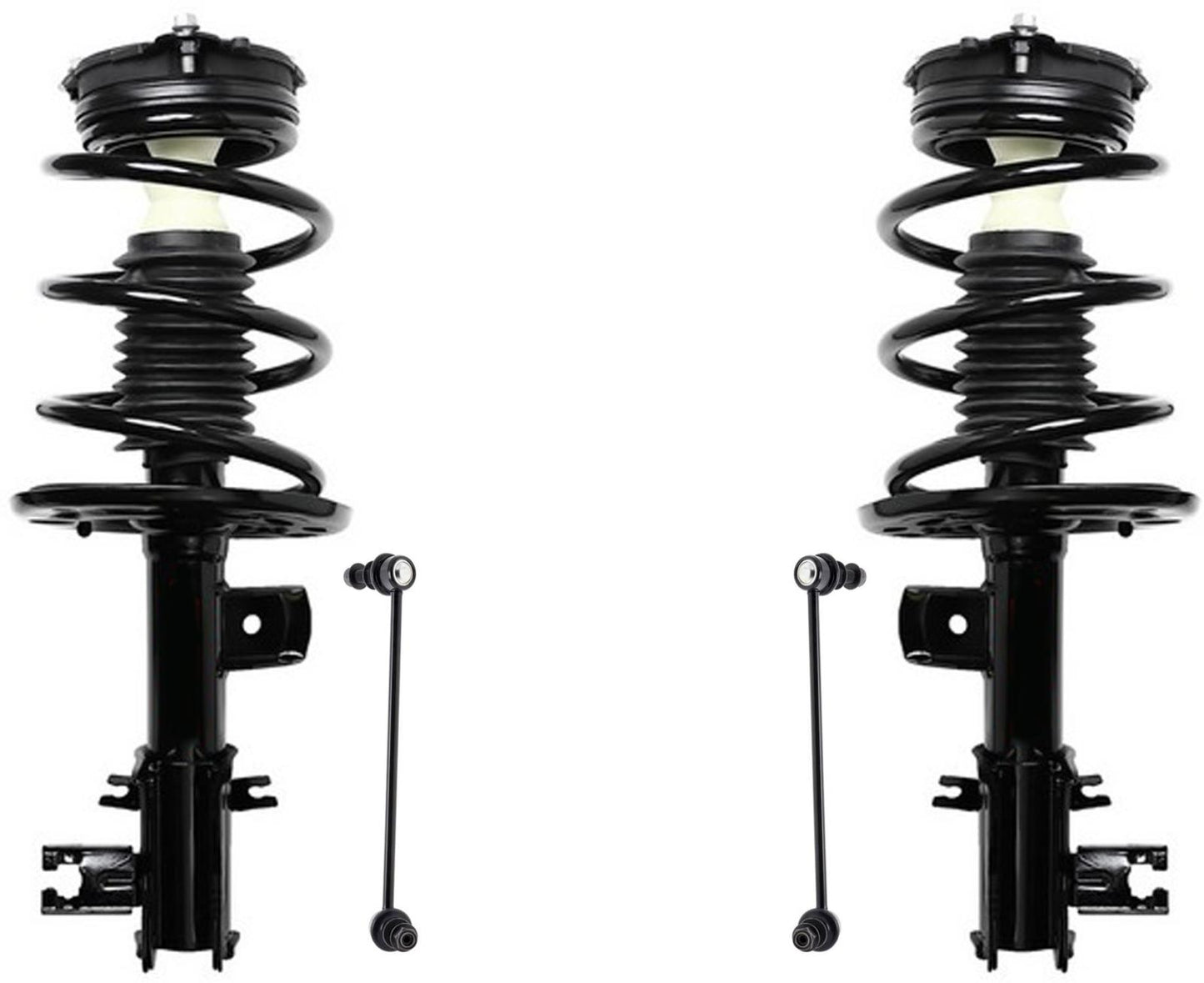 Front Struts W/ Coil Spring & Sway Bar Links For Nissan Altima 2014 2015 2018