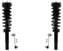 Front Struts W Coil Spring & Sway Bar Links For Ford Fusion 2010 2011 2012 2.5L