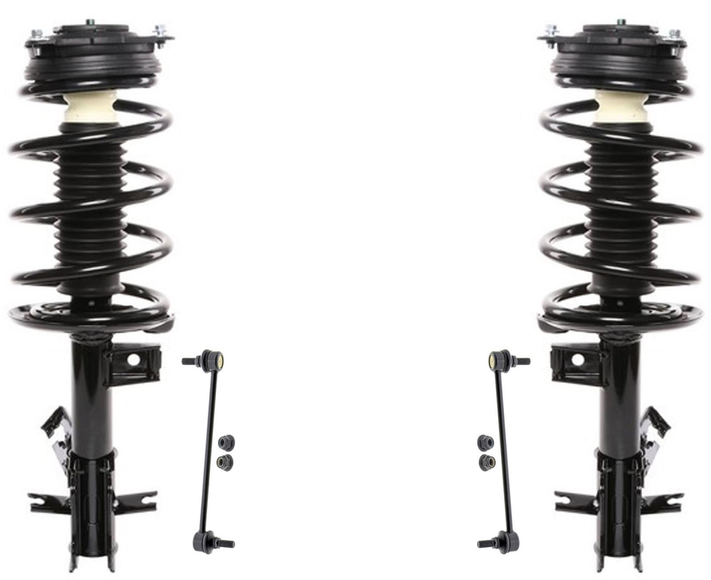 Frt Complete Struts Coil Spring Links For Nissan Sentra 2.0 2007 2010 2011 2012