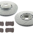 Disc Brake Rotors Brake Pads for Mercedes Benz GLE53 AMG 21-24 Red Brembo Calipr