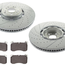Disc Brake Rotors Brake Pads for Mercedes Benz GLE53 AMG 21-24 Red Brembo Calipr