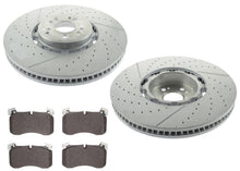 Disc Brake Rotors Brake Pads for Mercedes Benz GLE53 AMG 21-24 Red Brembo Calipr