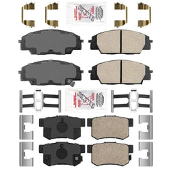 AME Improved Performance Disc Brake Pads Hardware for Honda Civic Si 2006-2011
