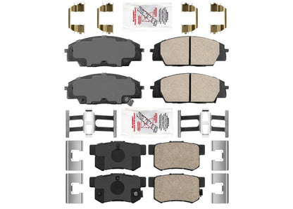 AME Improved Performance Disc Brake Pads Hardware for Honda Civic Si 2006-2011