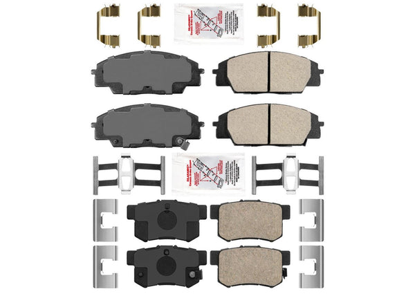 AME Improved Performance Disc Brake Pads Hardware for Honda Civic Si 2006-2011