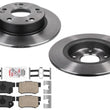 Rear Performance Carbon Disc Brake Rotors Pads for Honda Civic Si 2006-2011