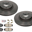 Performance Carbon Disc Brake Rotors Pads for Honda Civic Si 2006-2011