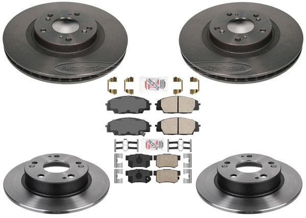 Performance Carbon Disc Brake Rotors Pads for Honda Civic Si 2006-2011