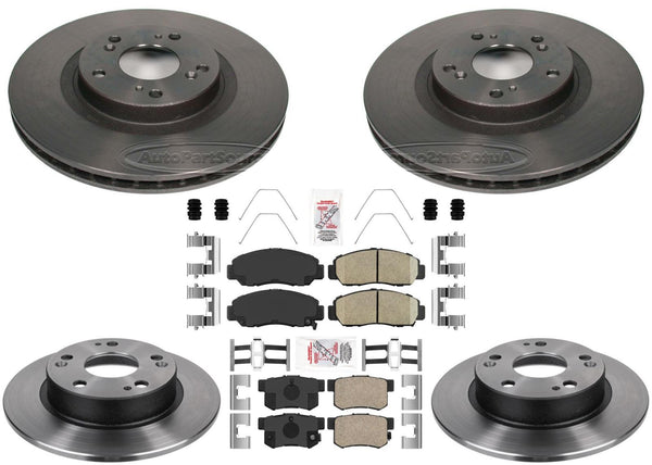 Performance Carbon Disc Brake Rotors Pads for Acura CSX 2006-2011