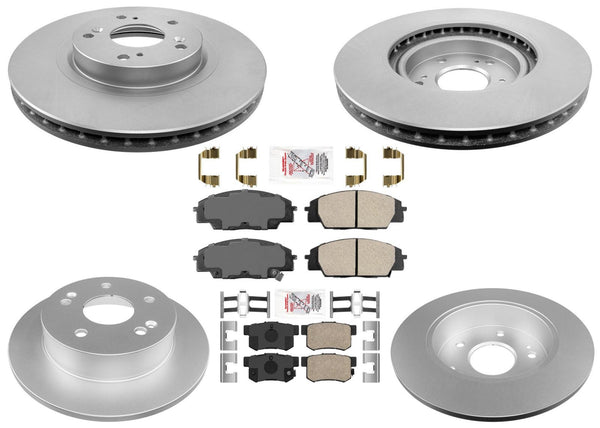 AME Improved Performance Disc Brake Rotors Pads for Acura RSX Type S 2002-2006