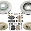 AME Improved Premium Disc Brake Rotors Pads for Honda S2000 2000-2009
