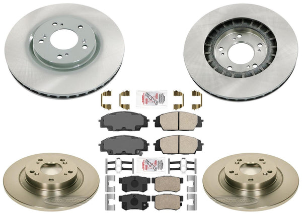 AME Improved Premium Disc Brake Rotors Pads for Honda S2000 2000-2009