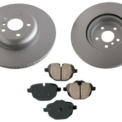 GEO Coated Rear Disc Brake Rotors Pads For BMW X3 2.0L 2018 2019 2020 2023 2024